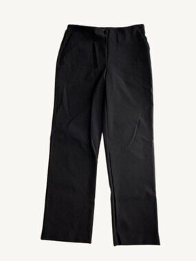 Black Rachel Zoe Straight Leg Work Pants with Pockets Size 6